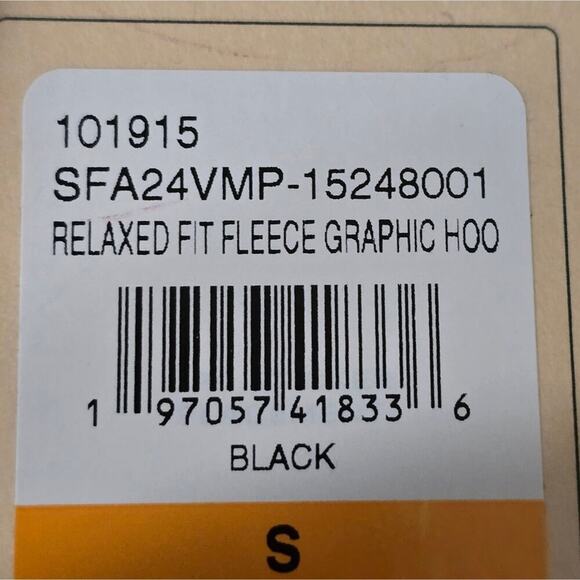 SCOTCH & SODA Men's Black Hoodie with Floral Embroidered Sleeve Design New Small - Picture 10 of 10